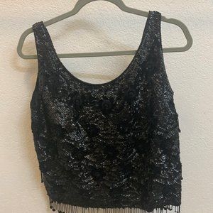 Vintage Jeri-Jo New York Sequin Crop Top